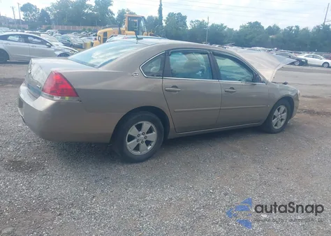 2007 Chevrolet Impala Lt from USA, damaged, VIN 2G1WT58K379364555